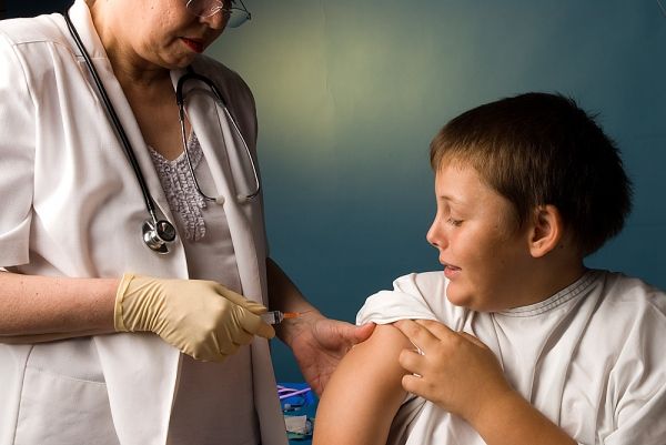Inoculações de crianças saudáveis